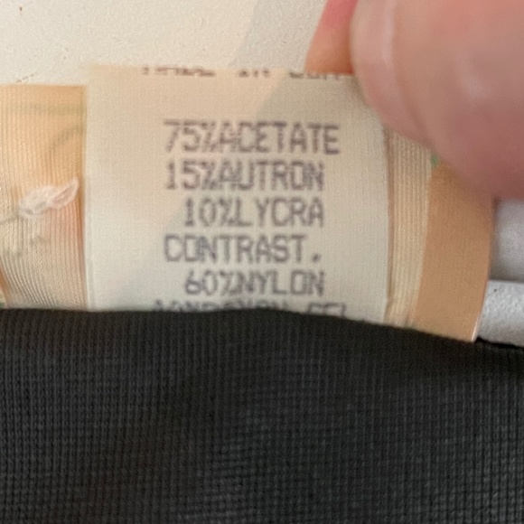 Vintage Bonnie Strauss Black Lace and Velvet Maxi Dress - Picture 9 of 11